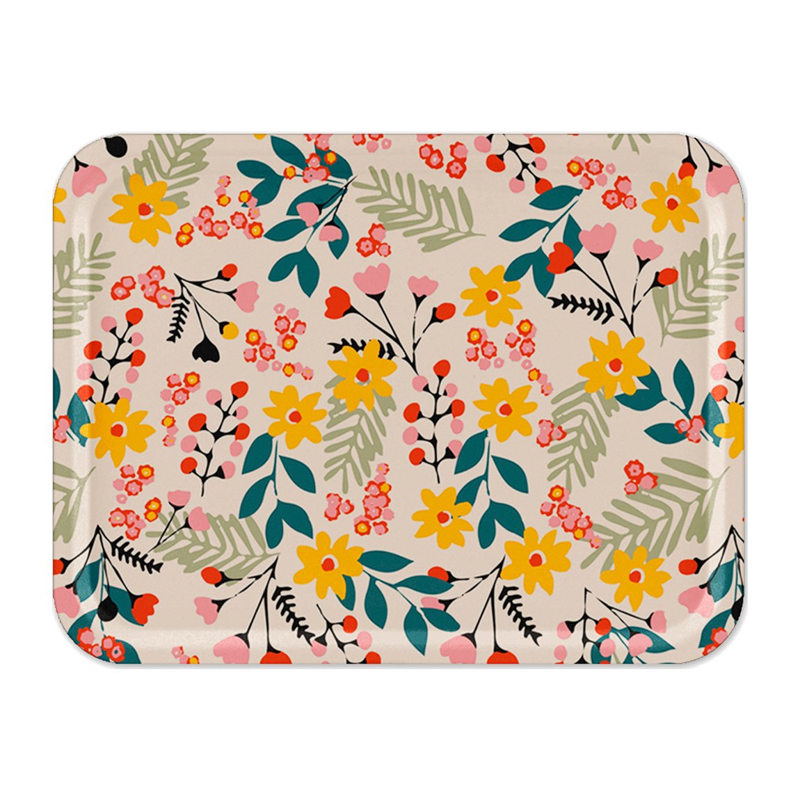 Åry Home Flower Tablett 33 x 43cm Pink