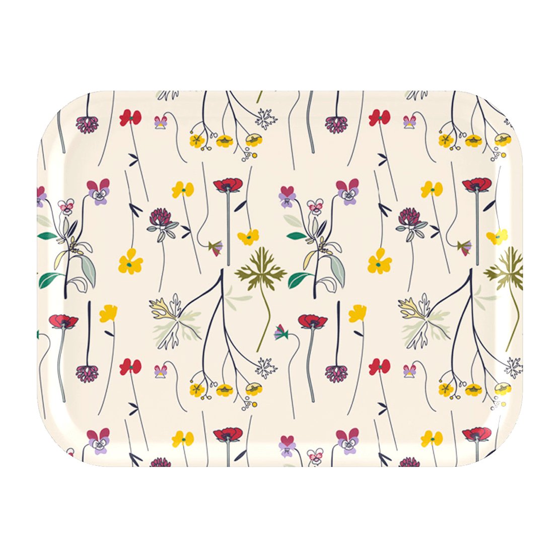 Åry Home Herbarium Tablett 28 x 36cm Off-white