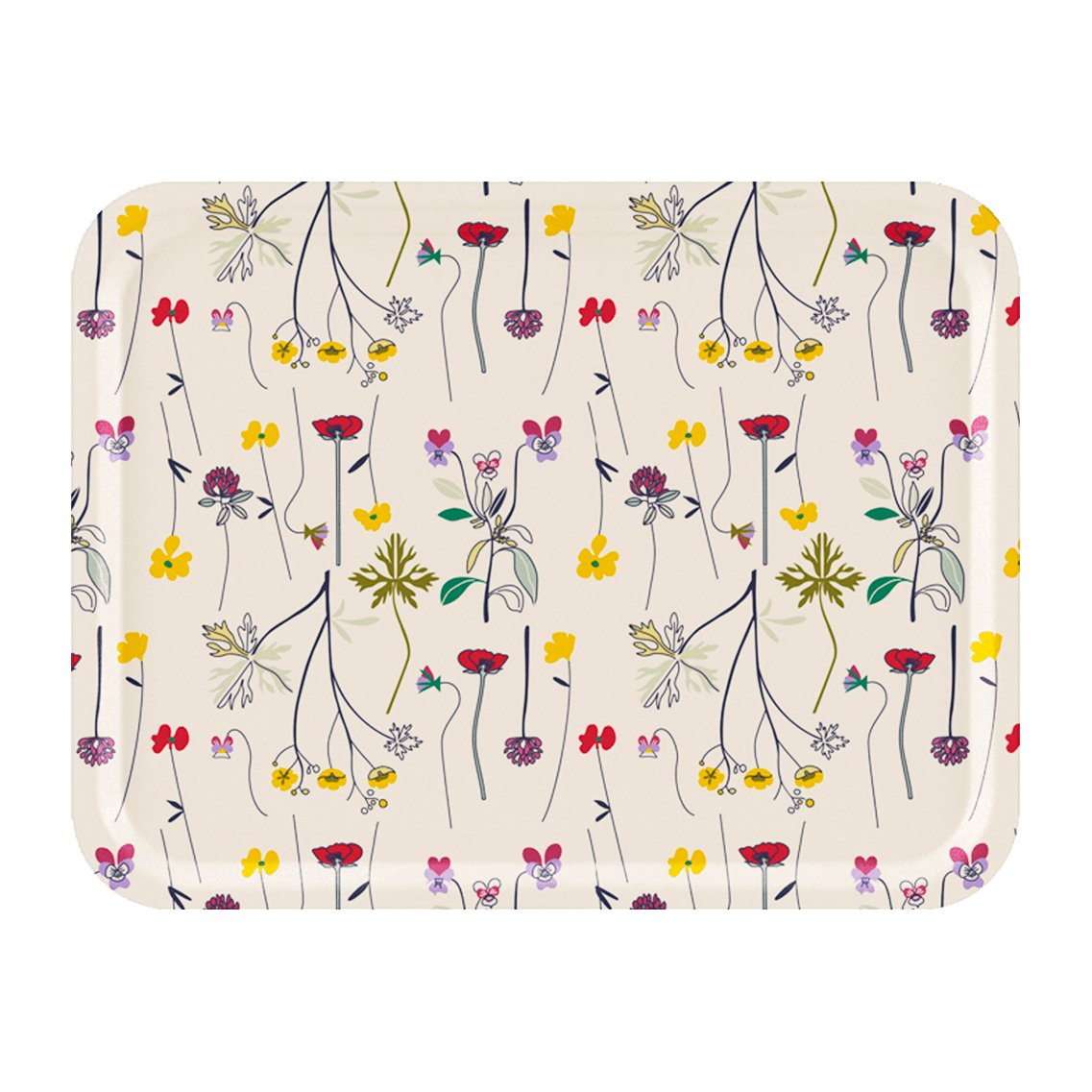 Åry Home Herbarium Tablett 33 x 43cm Off-white