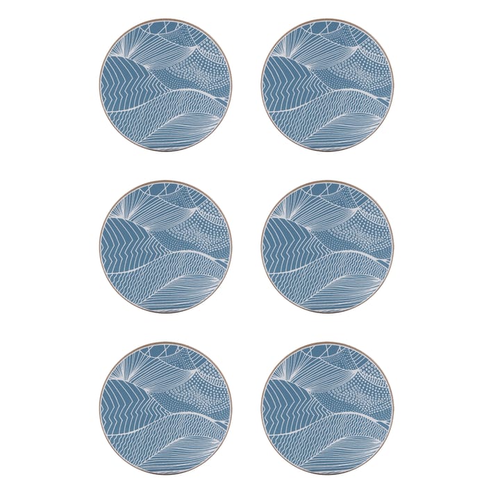 Japanese Landscape Glasuntersetzer 6er Pack - Ocean - Åry Home