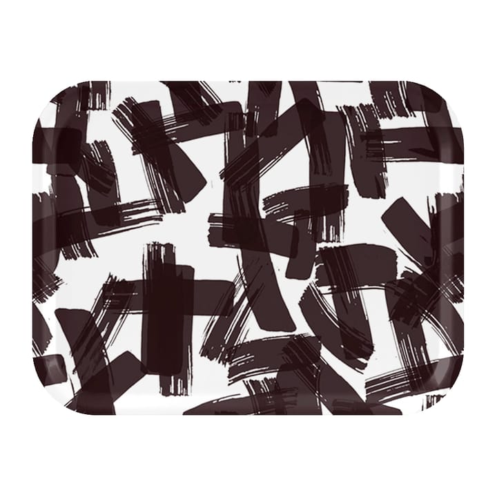 Kryss Tablett 28 x 36cm - Black-white - Åry Home