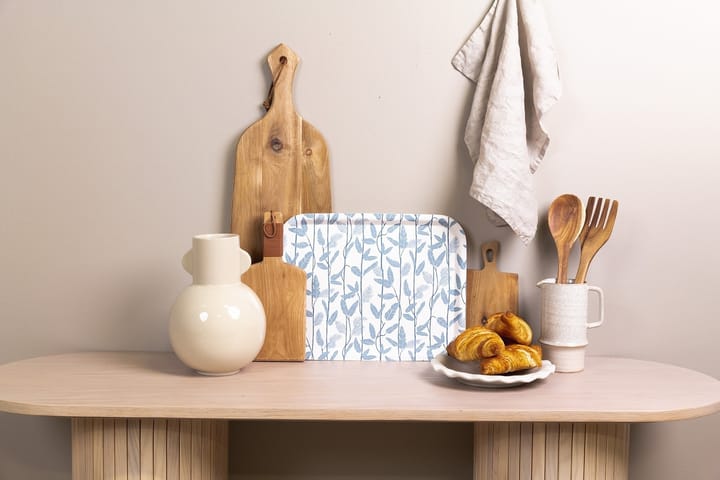 Mougli Blue Tablett 33 x 43cm - Blue-white - Åry Home