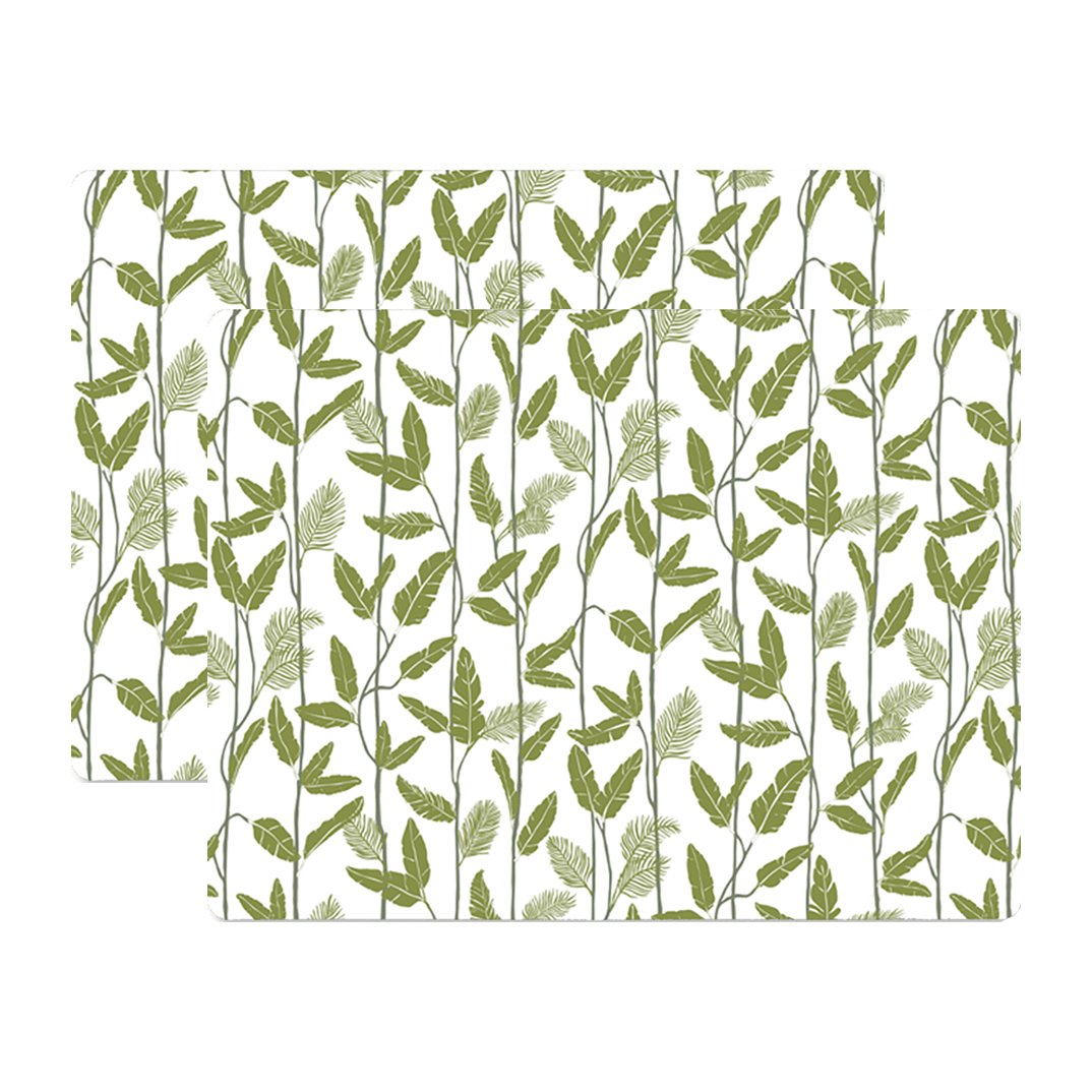 Åry Home Mougli Green Platzdecke 30 x 40cm 2er Pack Green-white
