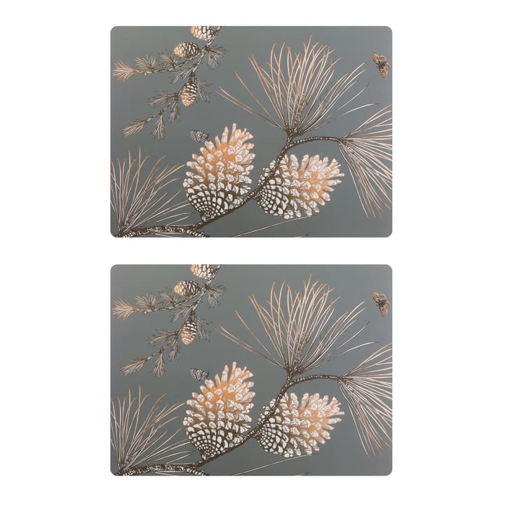 Pine Cone Platzdecke 2er Pack - Moss grey - Åry Home