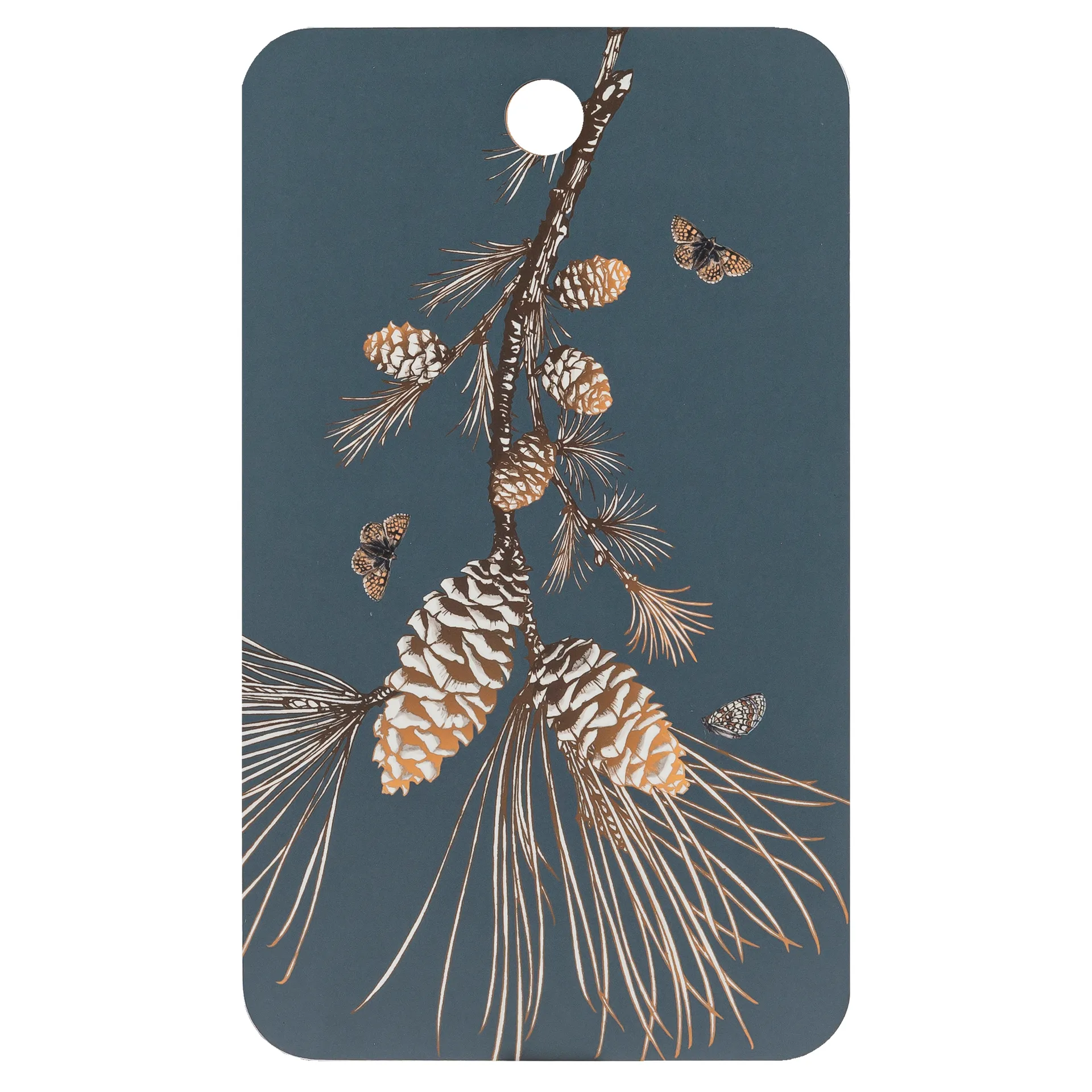 Pine Cone Schneidebrett 20 x 34cm, Thunder blue Åry Home