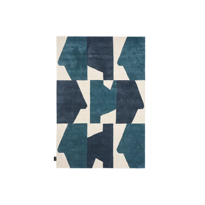 Ally Teppich - Blau/weiß, 160x240 cm - Asplund