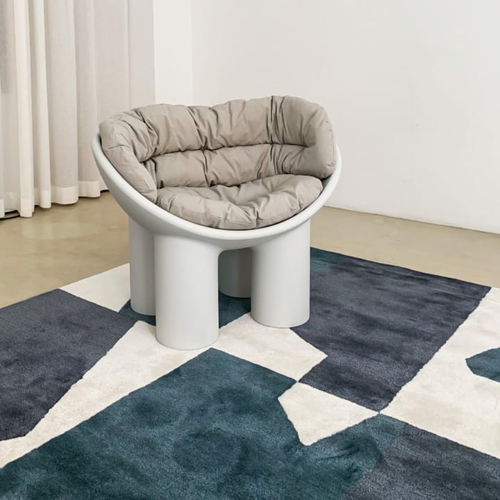 Ally Teppich, Blau/weiß, 160x240 cm Asplund