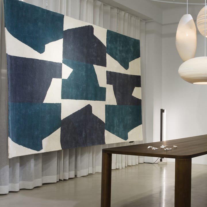 Ally Teppich, Blau/weiß, 160x240 cm Asplund