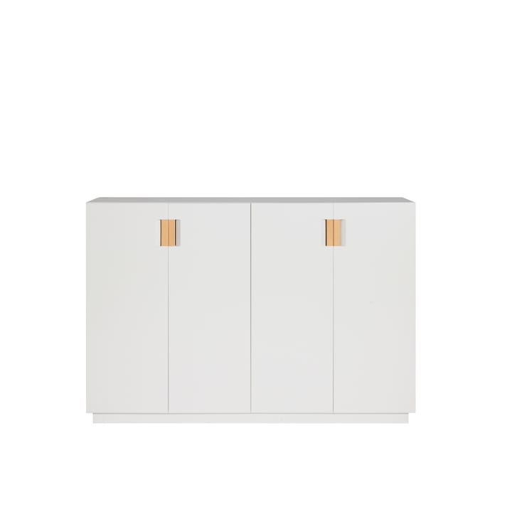 Frame 160 High Schrank - White, Falttüren, 42 cm, natur - Asplund