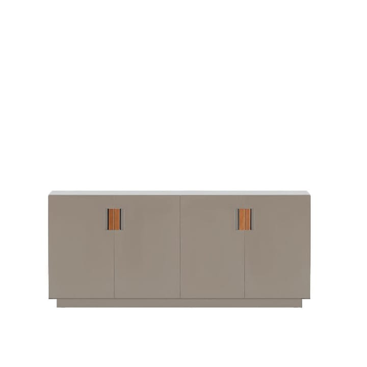 Frame 160 Low Schrank - Dark sand, Faltt�üren, 42 cm, Cognac - Asplund