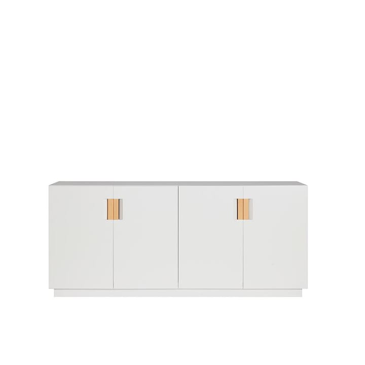 Frame 160 Low Schrank - White, Falttüren, 42 cm, natur - Asplund