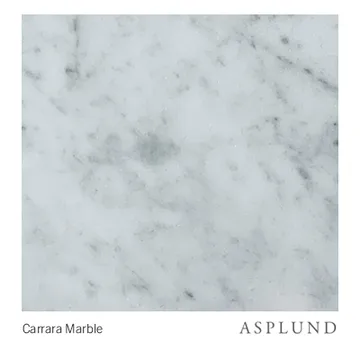 Luc 100 Konsolentisch - Weiß gebeizte Eiche-Carrara Marmorplatte, P2 - Asplund