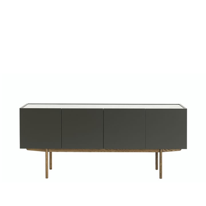 Luc Deluxe 160 Sideboard, Taupe, Top Carrara, Ben P6, Türen Asplund