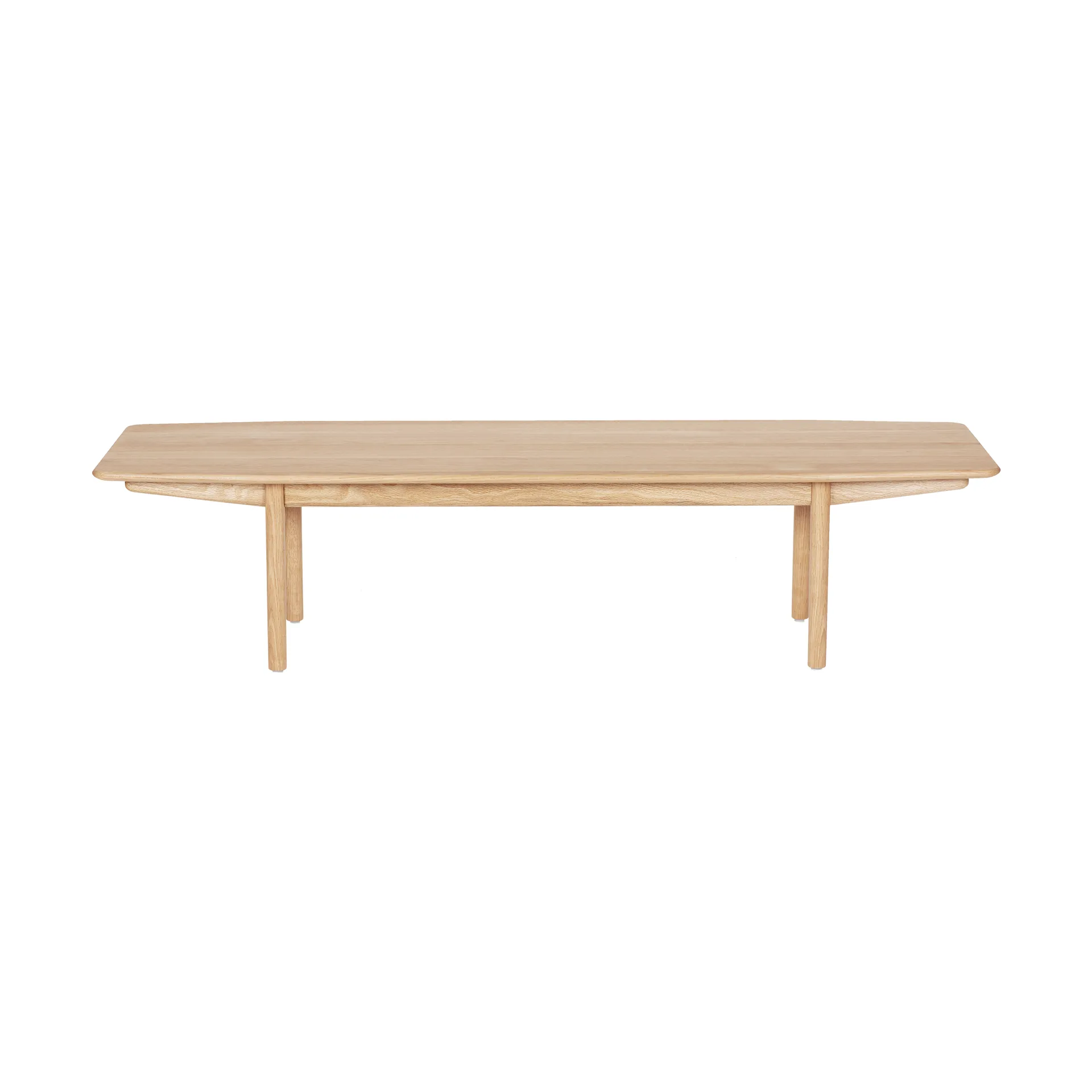 Lucca Lounge-Tisch 50x160 cm, White stained oak Asplund