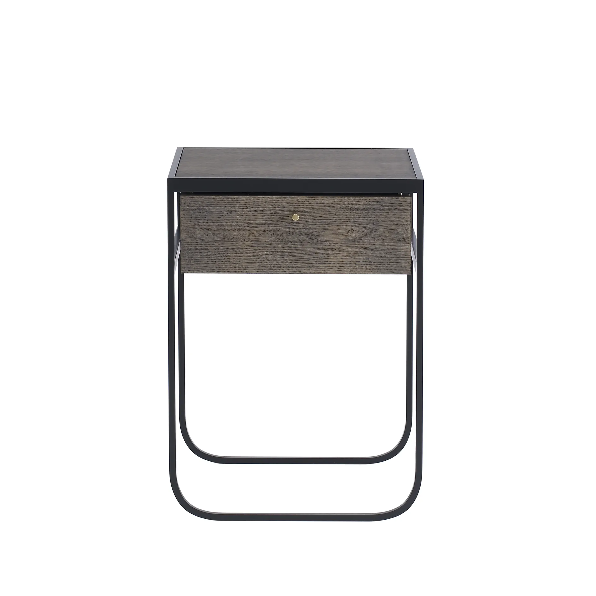 Nati Tati Drawer Nachttisch, Char grey, geräucherte Eiche Asplund