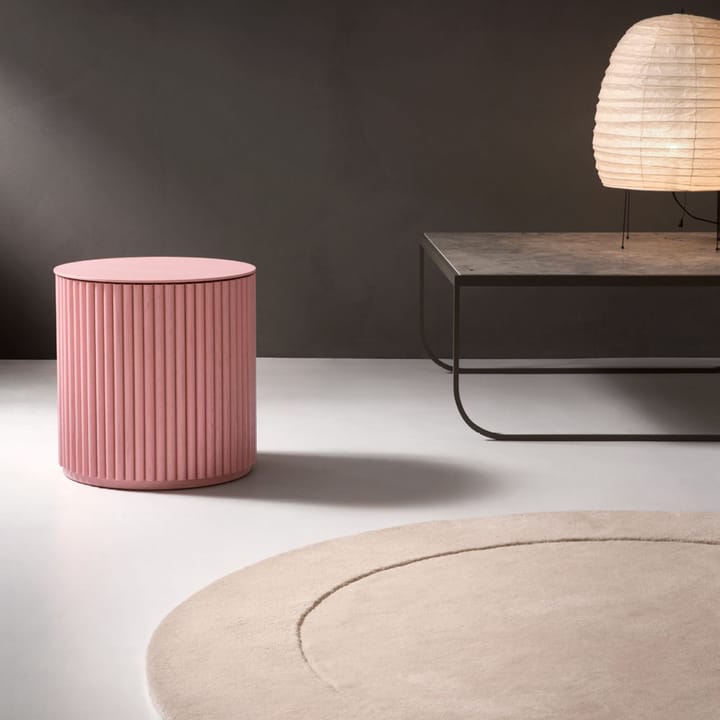 Petit Palais Beistelltisch - Dusty pink, h42, Topplatte Carraramarmor - Asplund