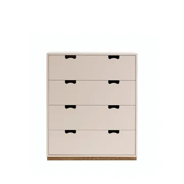 Snö A Kommode - Rose, Eichensockel - Asplund