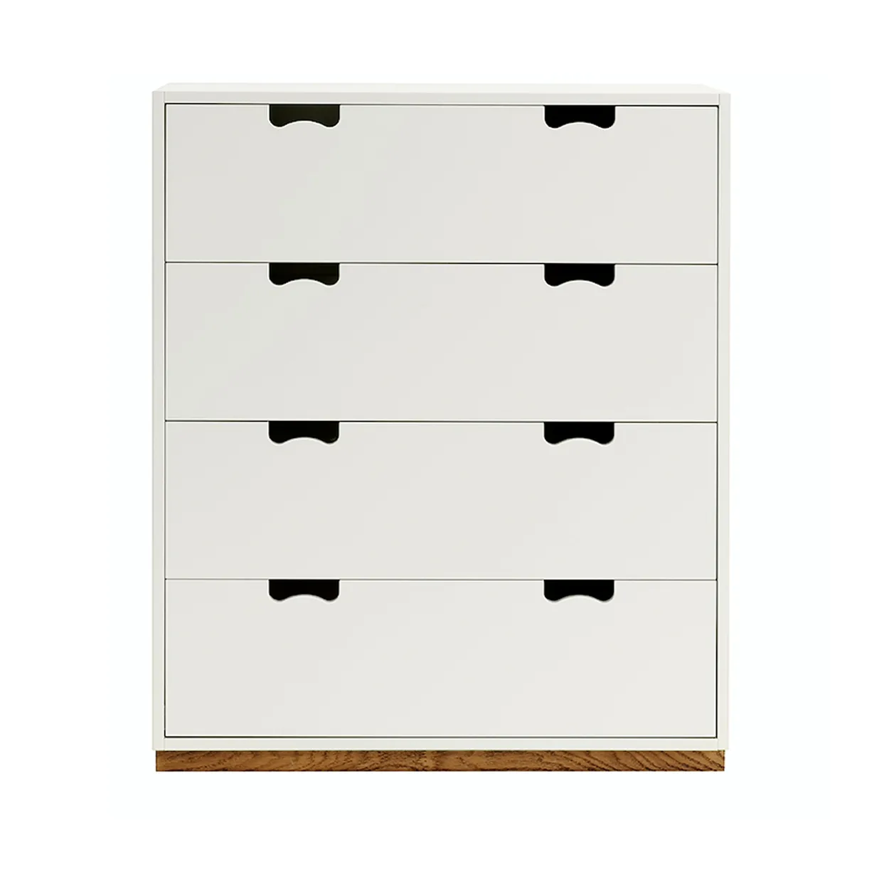 Asplund Snö A Kommode White, Eichsockel