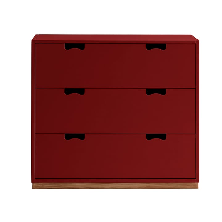 Snö A3 Kommode - Brown red - Asplund
