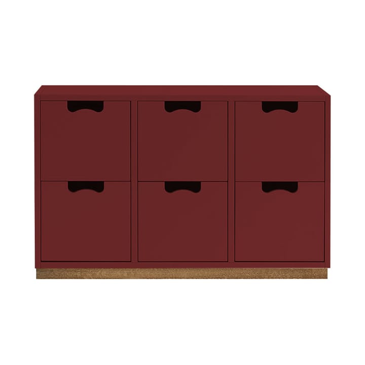 Snö B2 Kommode - Brown red - Asplund