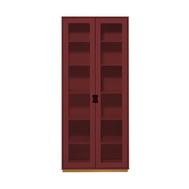 Snö F Hochschrank Vitrine - Brown red, Tiefe: 42 cm - Asplund
