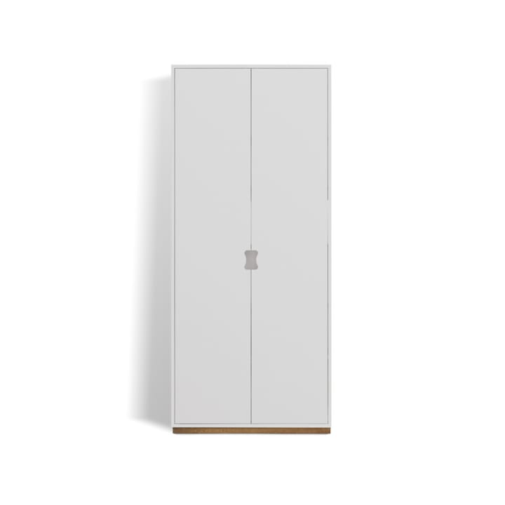 Snö F Hochschrank - White, Eichensockel, H.42 cm, geschlossene Türen - Asplund