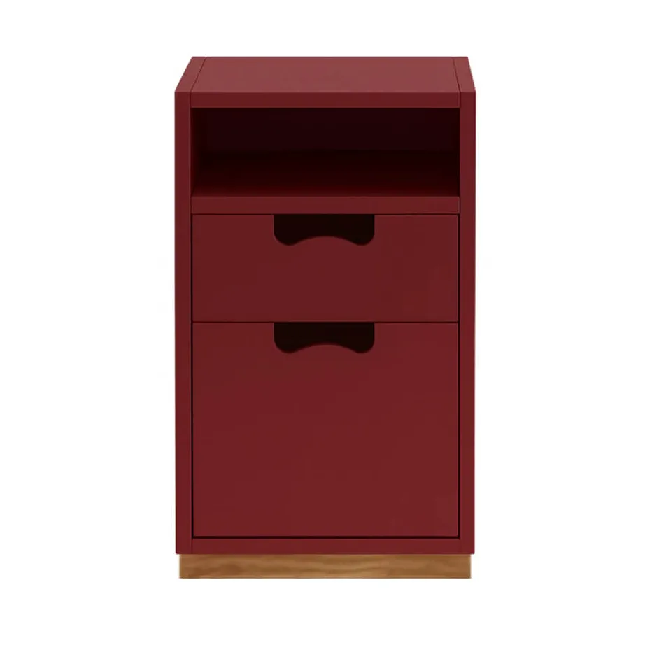 Snö G3 Nachttisch, Brown red Asplund