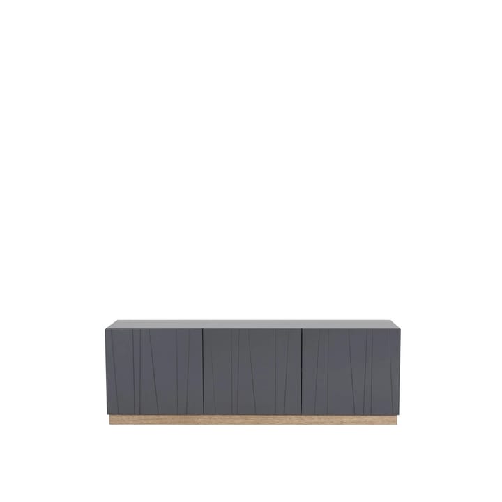 Vass 40 135 Sideboard - Storm grey, weiße Eiche P2 Sockel - Asplund