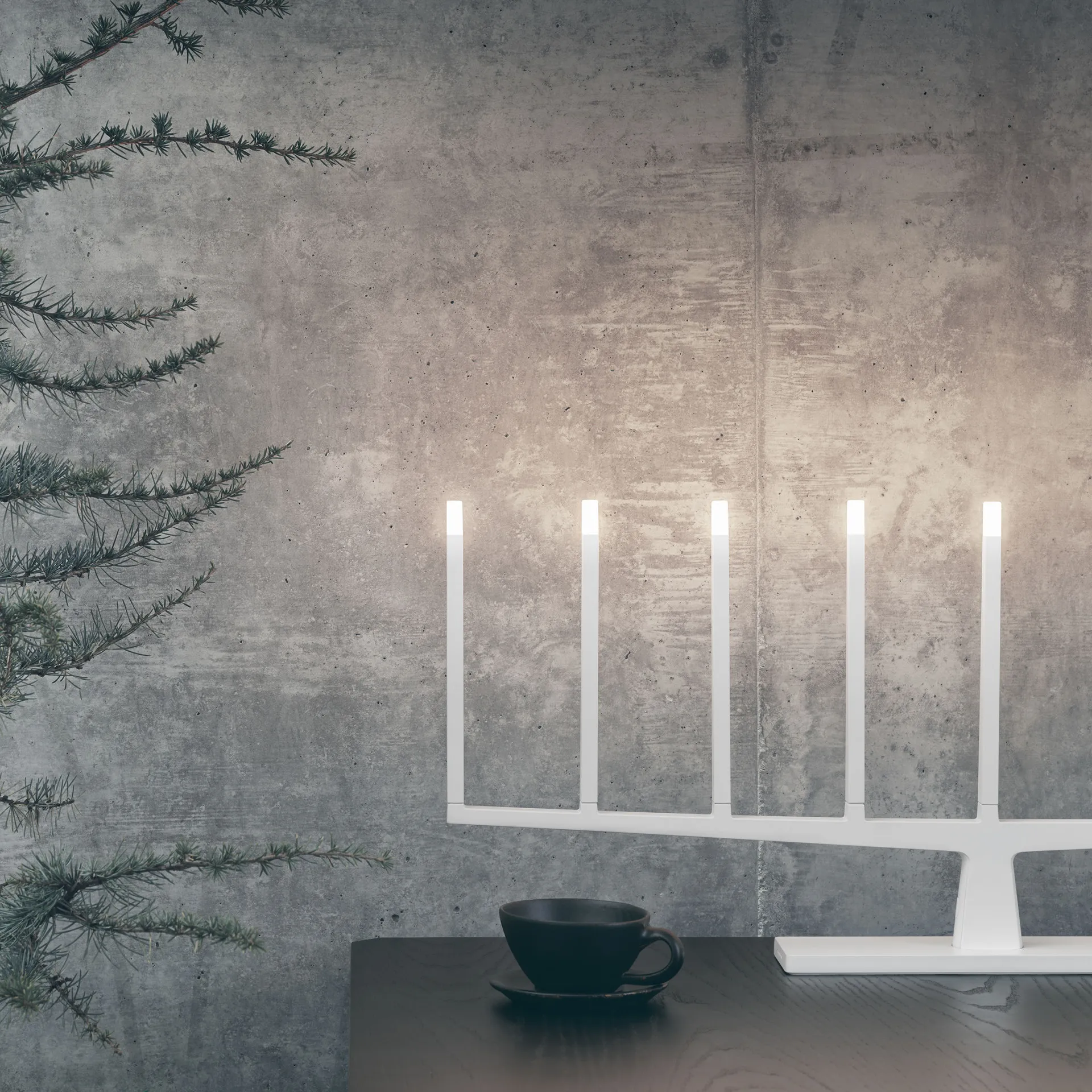 Adventure Adventskerzenhalter 9-armig, Weiß Ateljé Lyktan