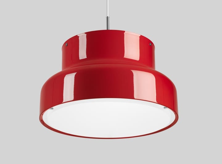 Bumling Pendelleuchte groß 600 mm, Rot-Opalglas Ateljé Lyktan