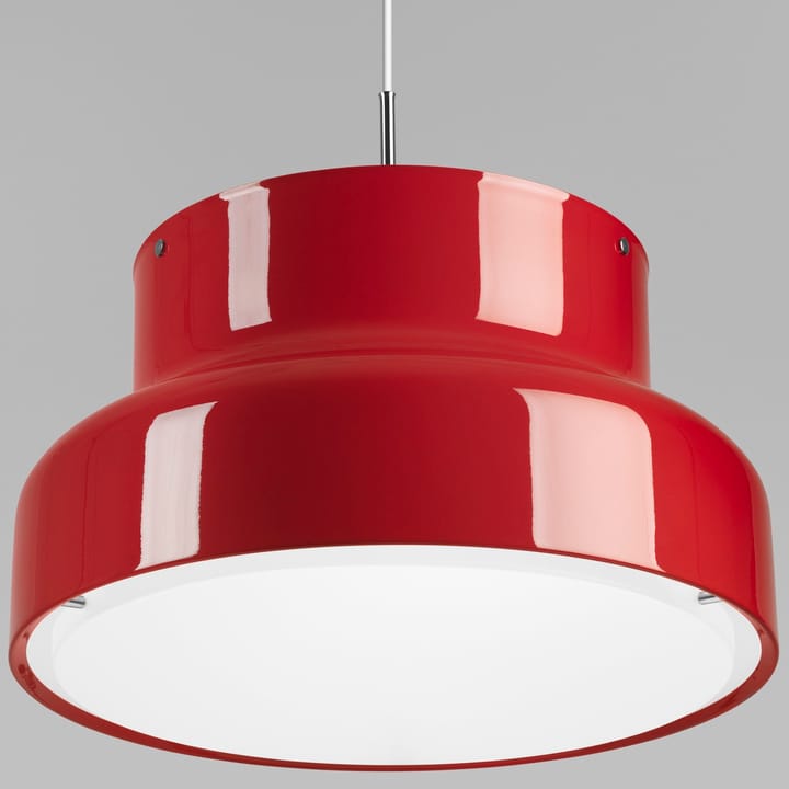 Bumling Pendelleuchte groß 600 mm, Rot-Ringraster Ateljé Lyktan