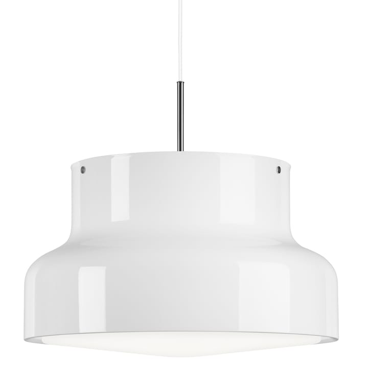Bumling Pendelleuchte groß 600 mm - Weiß-Ringraster - Ateljé Lyktan