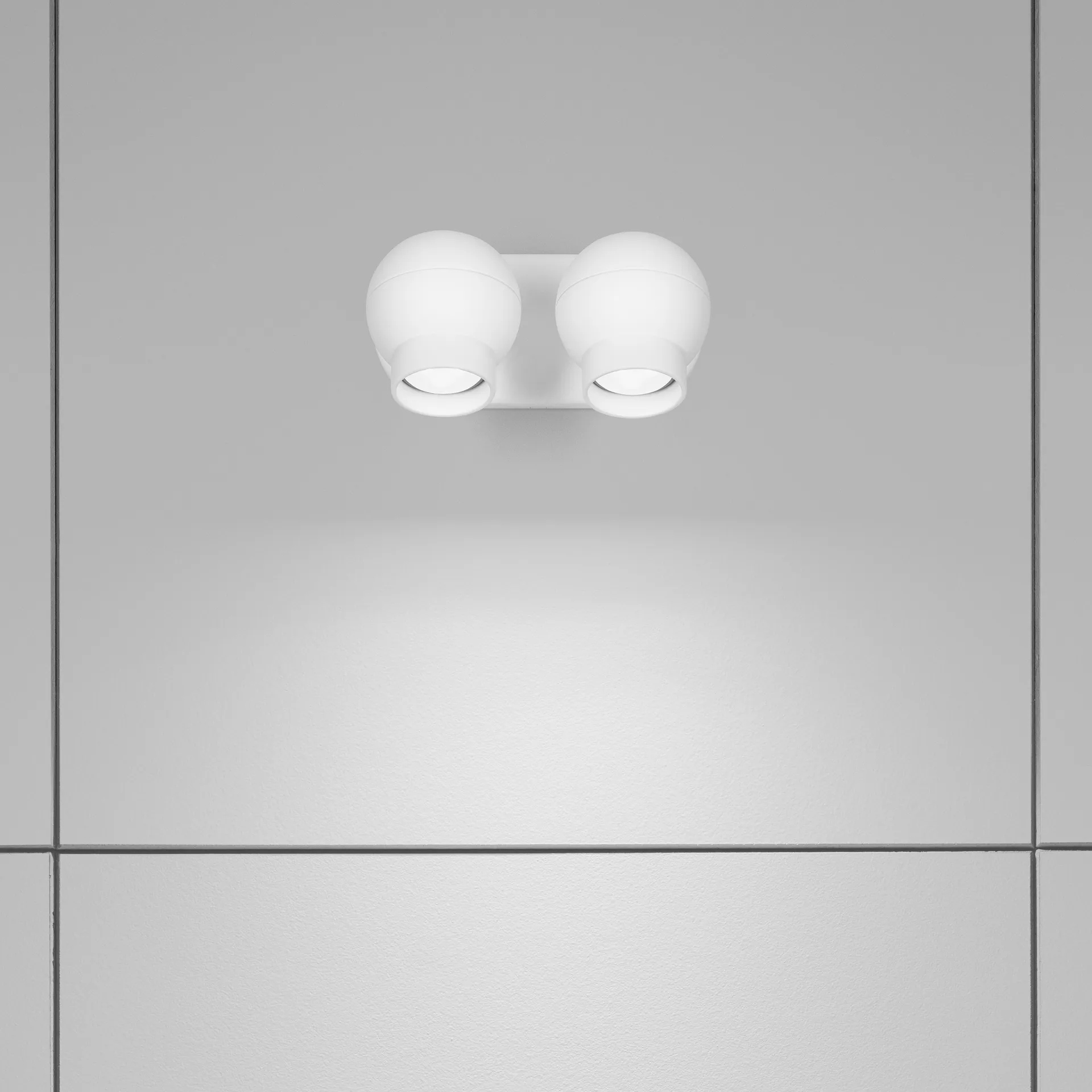 Ogle mini twin Wandleuchte, Weiß Ateljé Lyktan