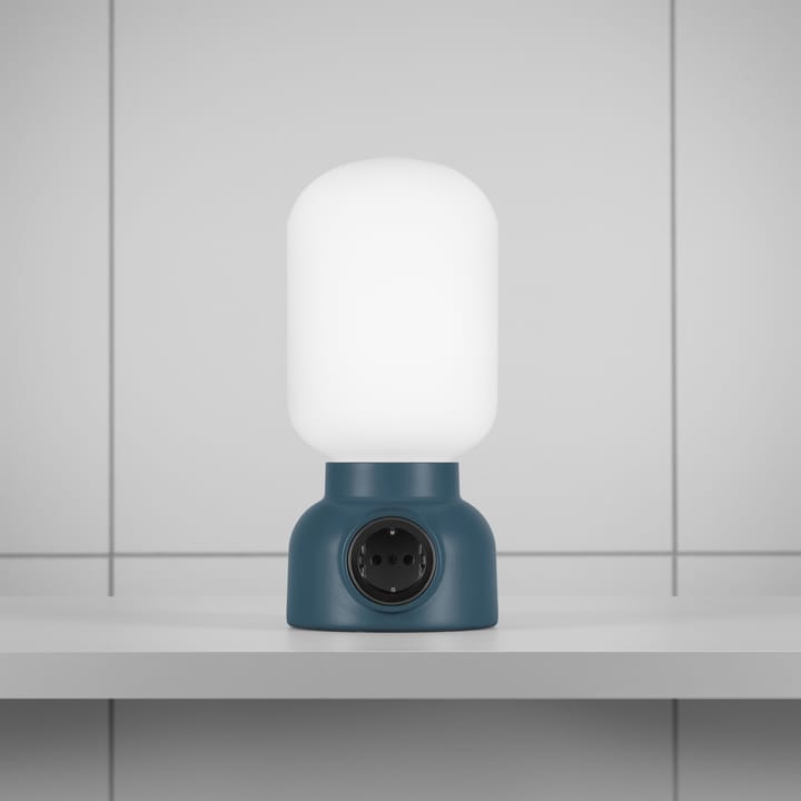 Plug Tischleuchte, Puderblau Ateljé Lyktan