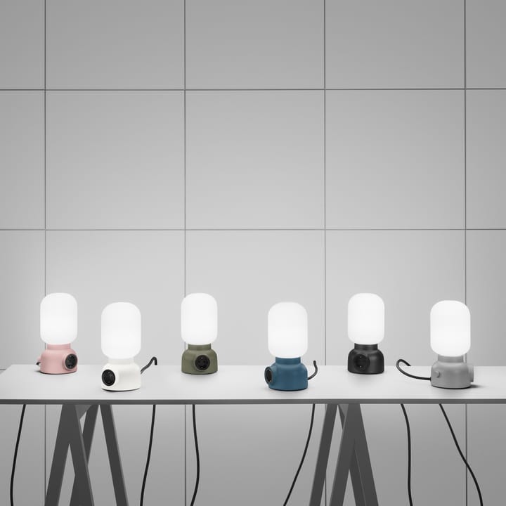 Plug Tischleuchte, Puderblau Ateljé Lyktan