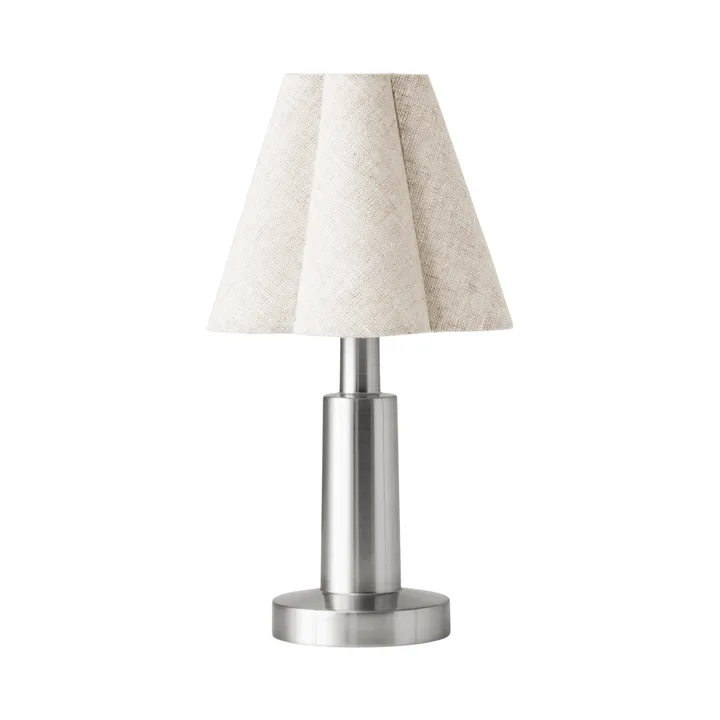 Admiral tragbare Tischlampe - Chrome-linen, 27 cm - Audo Copenhagen