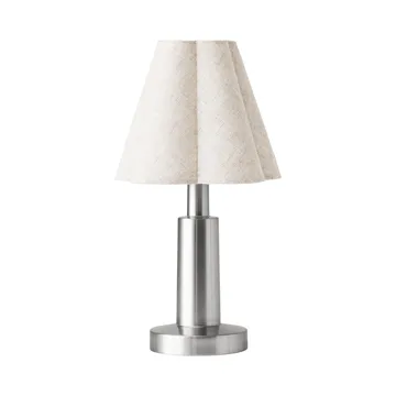 Admiral tragbare Tischlampe - Chrome-linen, 27 cm - Audo Copenhagen