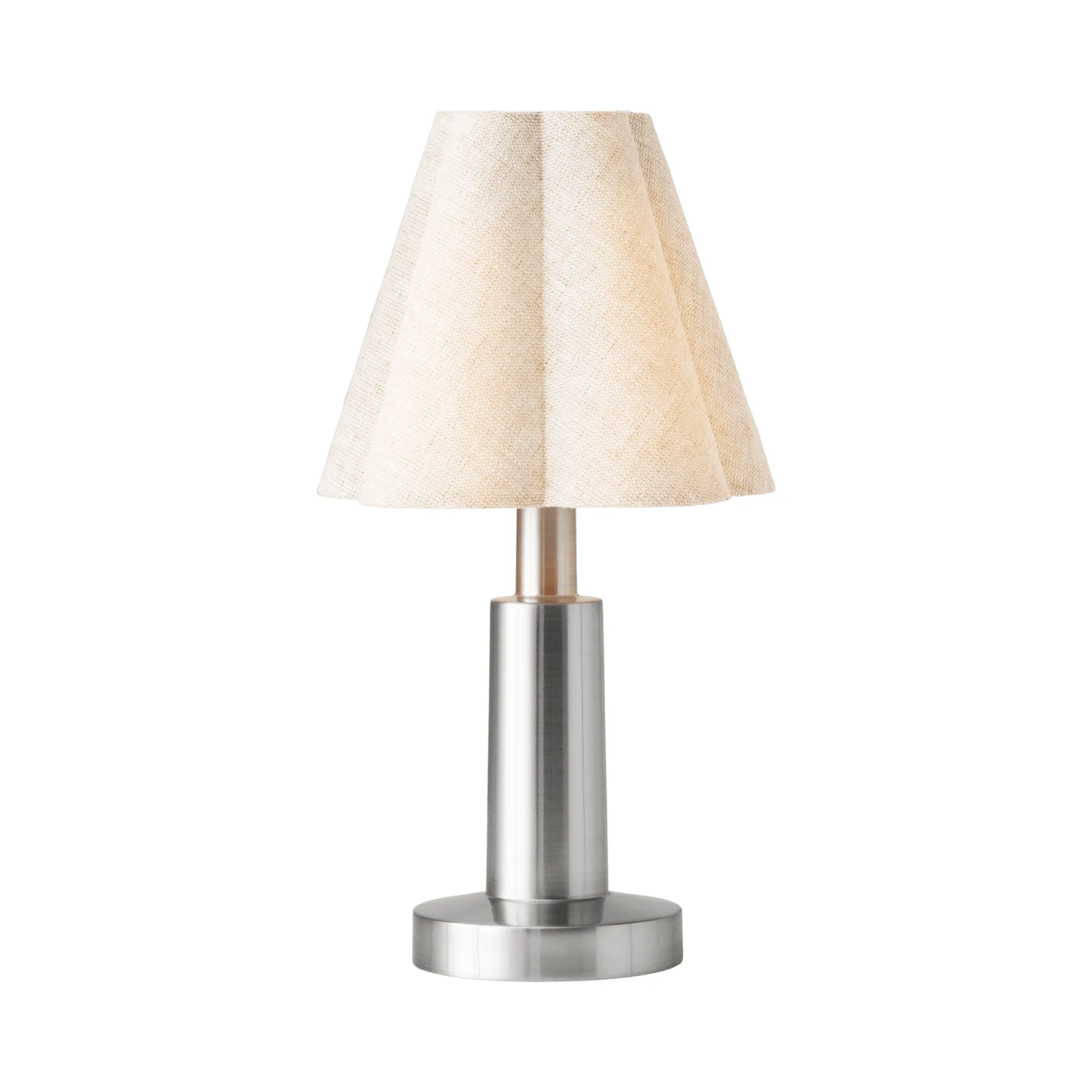 Admiral tragbare Tischlampe, Chrome-linen, 27 cm Audo Copenhagen