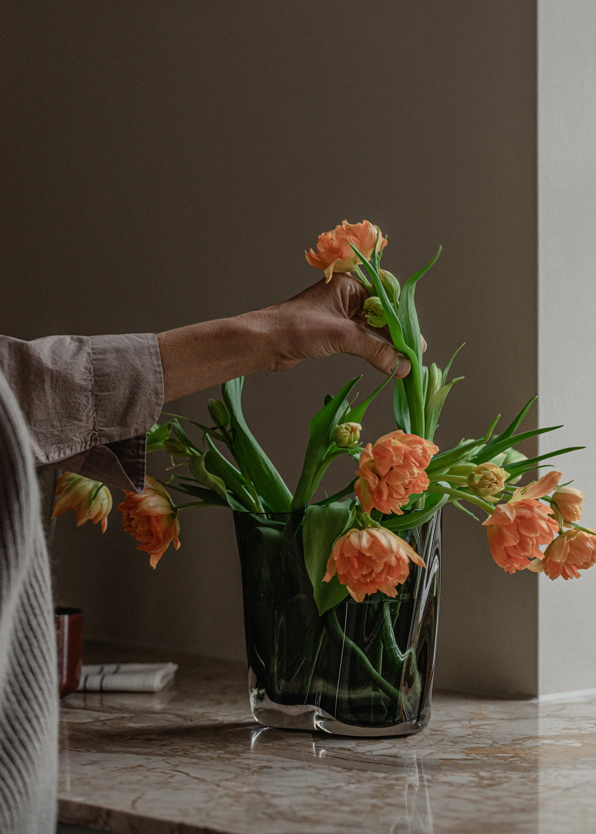 Aer Vase 19cm, Smoke Audo Copenhagen