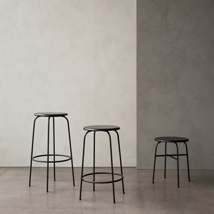 Afteroom Barhocker, Schwarz, niedrig Audo Copenhagen