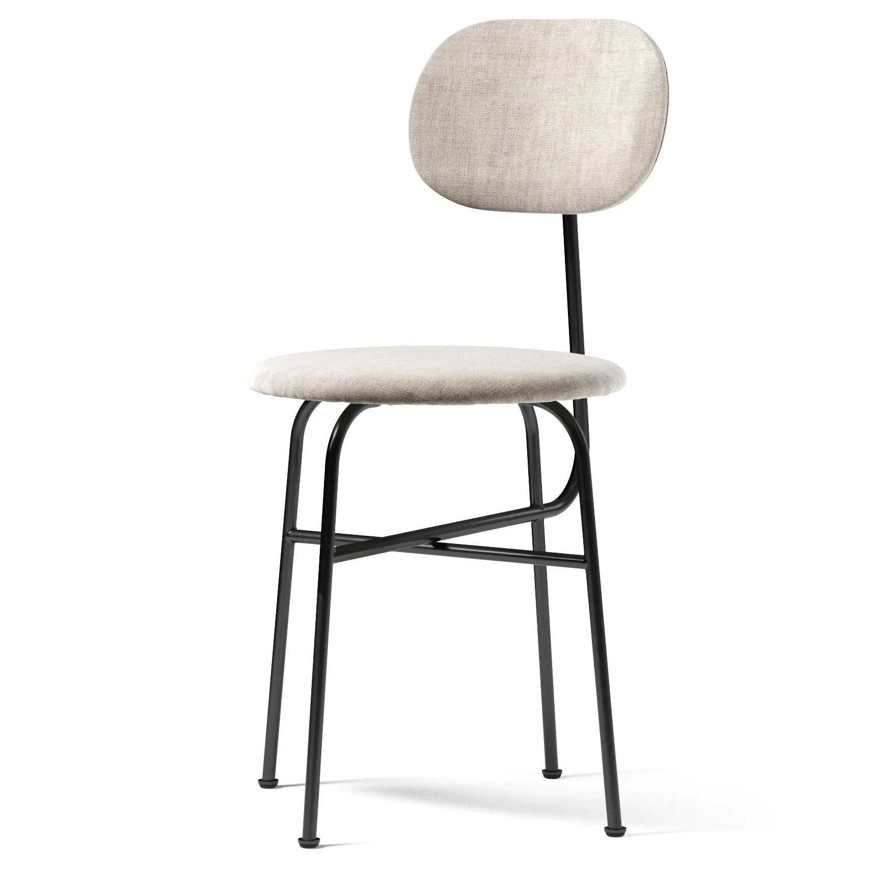 Afteroom Stuhl schwarze Beine Stoffsitz, Maple 222 Audo Copenhagen