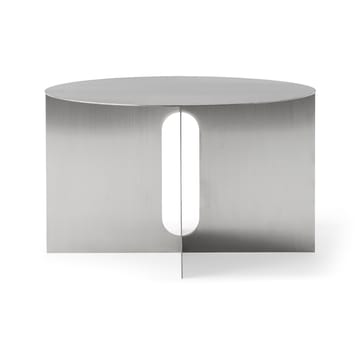 Androgyne Beistelltisch Ø63 cm - Brushed steel - Audo Copenhagen