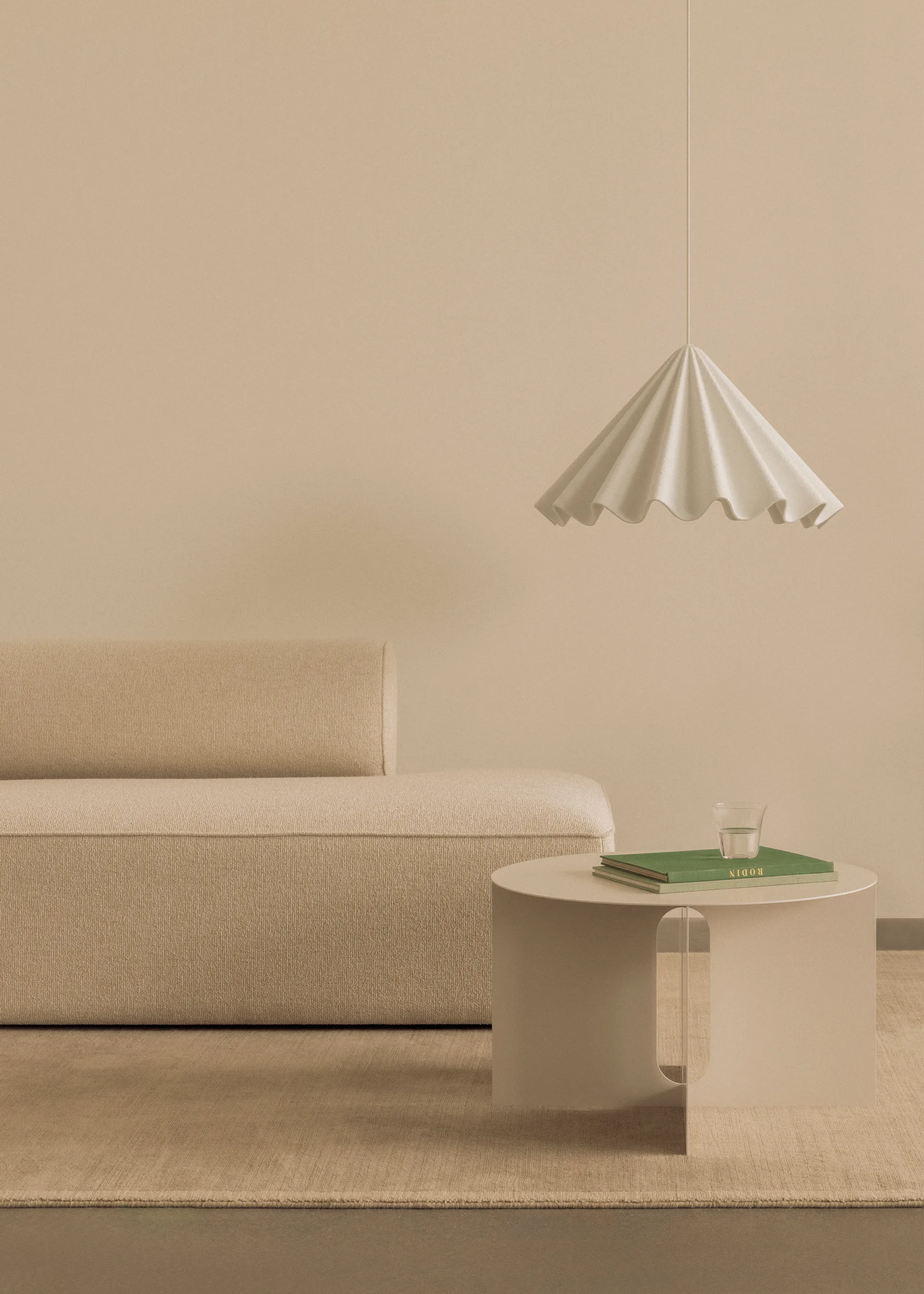 Androgyne Beistelltisch Ø63 cm, Ivory Audo Copenhagen