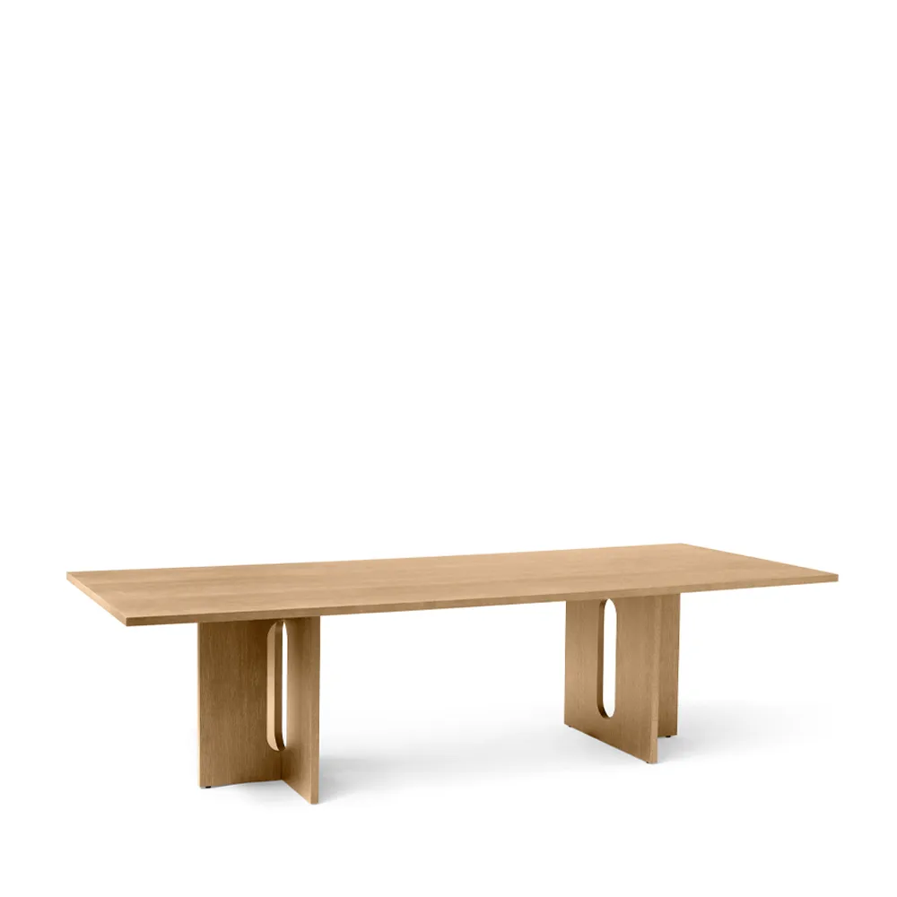 Androgyne Esstisch rechteckig, Natural oak, 280 x 110cm Audo Copenhagen