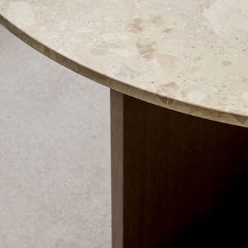 Androgyne Esstisch - Sand stone, gebeiztes Eichenholzgestell - Audo Copenhagen