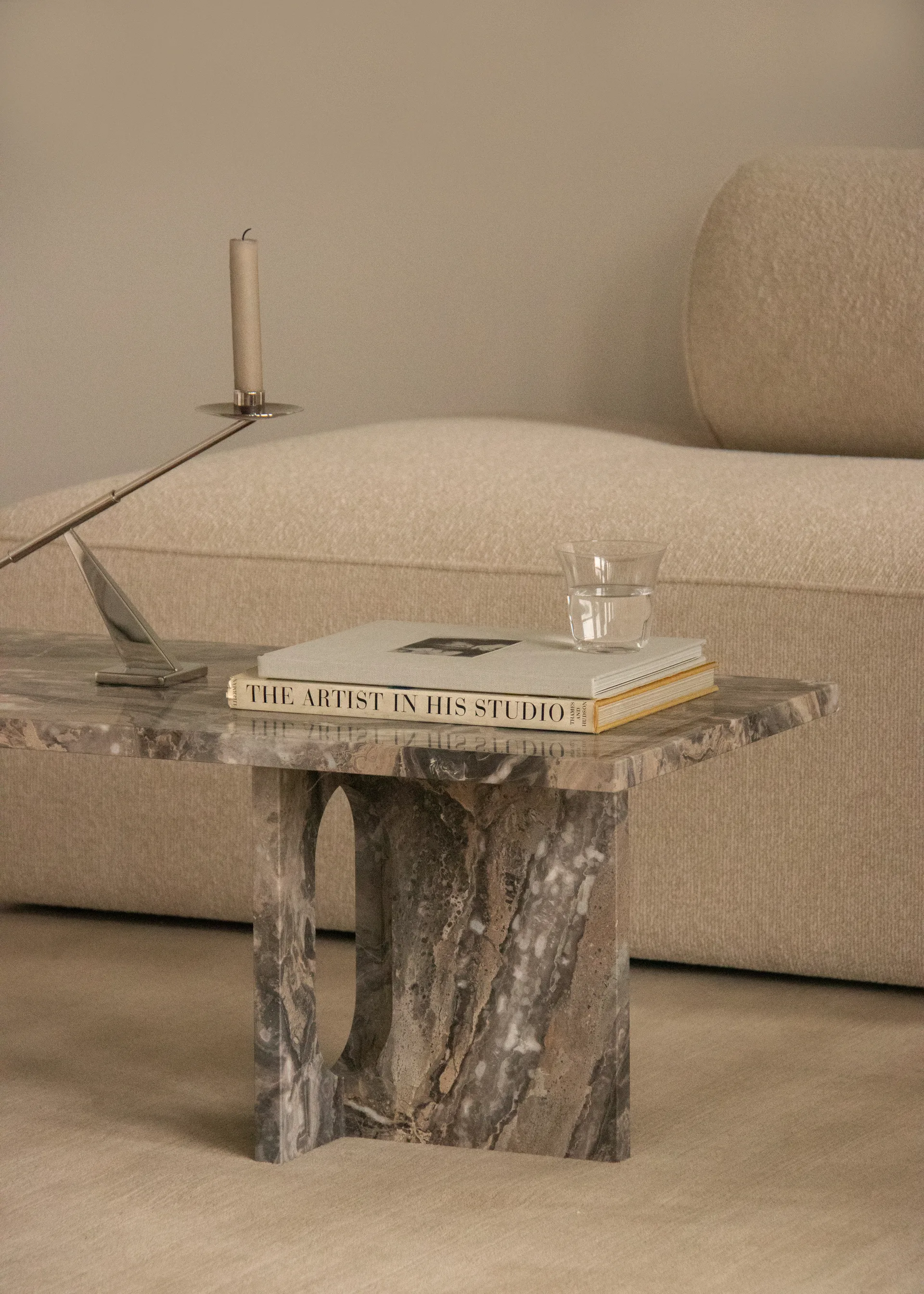 Androgyne Loungetisch 45x120 cm, Grey galaxy-grey galaxy Audo Copenhagen