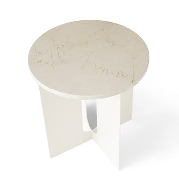 Androgyne Tischplatte für Beistelltisch Ø42 cm - Elfenbein weiß - Audo Copenhagen