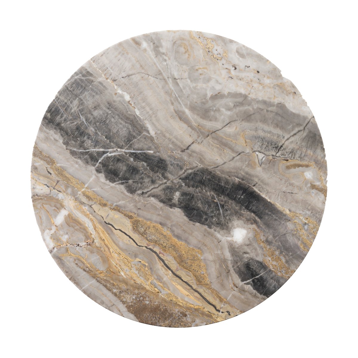 Audo Copenhagen Androgyne Tischplatte für Beistelltisch Ø42 cm Grey galaxy