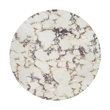 Androgyne Tischplatte für Beistelltisch - Calacatta Viola, Ø65 cm - Audo Copenhagen