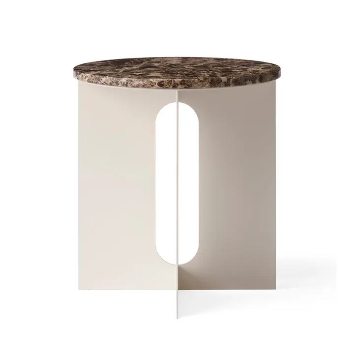 Androgyne Tischplatte für Beistelltisch - Emparador, Ø42 cm - Audo Copenhagen